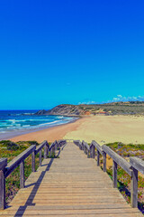 Obraz premium Praia da Amoreira bei Aljezur, Algarve (Portugal)