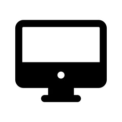 monitor glyph icon