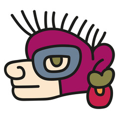 Tribal animal style Mexican design