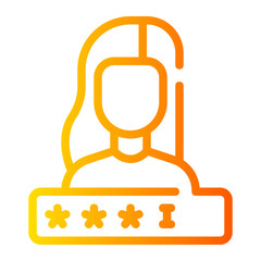 login gradient icon
