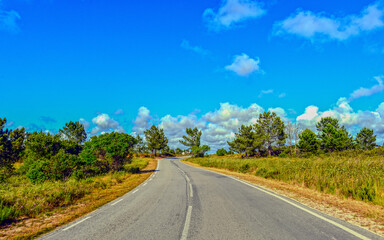 Landtrasse EM1003-1 bei Aljezur, Algarve (Portugal)