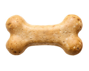 dog treat, bone shaped,  isolated, transparent background, AI generated