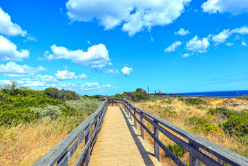 Fototapeta premium Wanderweg am Ponta da Piedade in Lagos (Algarve, Portugal)