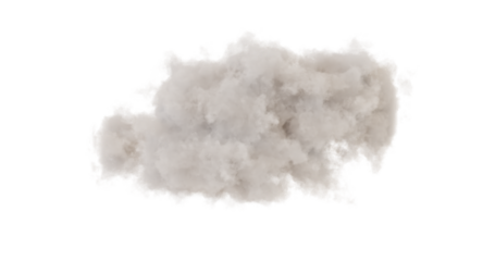 A soft textured puff of light-grey and white cloud or smoke featuring wispy irregular edges and varied opacity isola