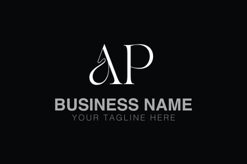 AP A ap initial logo | initial based abstract modern minimal creative logo, vector template image. luxury logotype logo, real estate homie logo. typography logo. initials logo