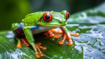 Costa Rican Red-Eyed Tree Frog