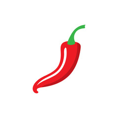 Hot red pepper. Chili red pepper. Spicy pepper.
