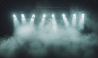 Featuring an energetic atmosphere and glowing stadium lights, this backdrop is perfect for sports images