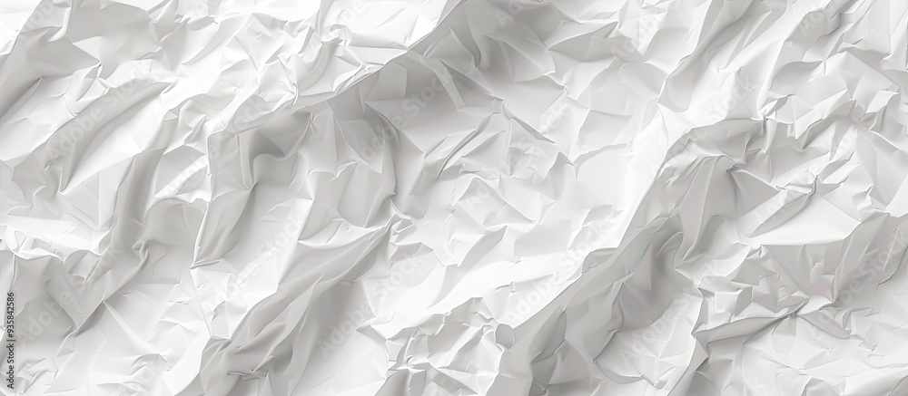 Poster textured background of wrinkled white paper. copy space image. place for adding text and design