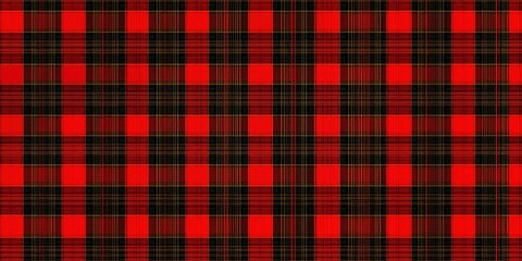 texture traditional Scottish tartan fabric in red, green and blue check. background for your design close up