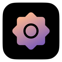 Editable vector sun, screen brightness icon. Part of a big icon set family. Perfect for web and app interfaces, presentations, infographics, etc