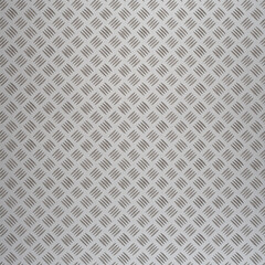 Industrial Metal Diamond Plate Texture with Raised Tread Pattern for Backgrounds