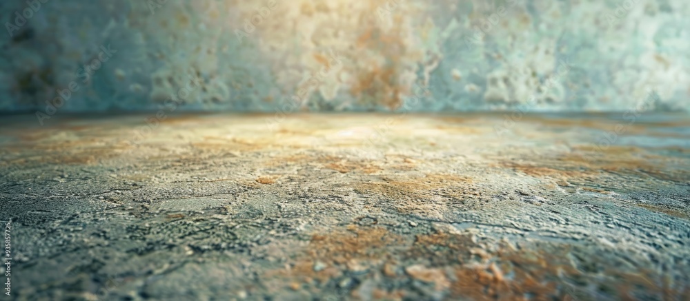 Poster background featuring a textured cement floor. copy space image. place for adding text and design