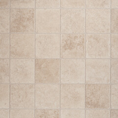 Beige Square Tile Texture – Rustic Stone Flooring with Subtle Pattern