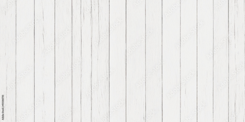 Wall mural close up of white wood plank texture for decoration background. white wood marble background. white 