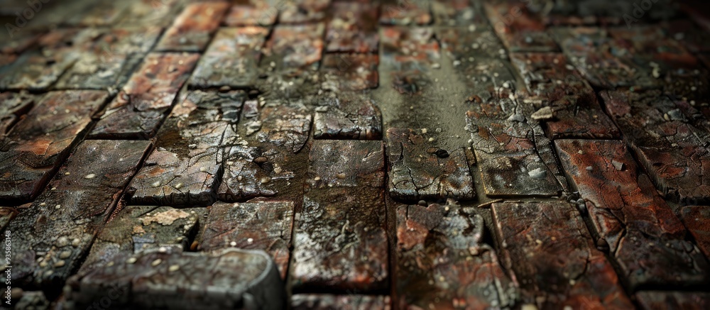 Poster images of bricks and background materials. copy space image. place for adding text and design