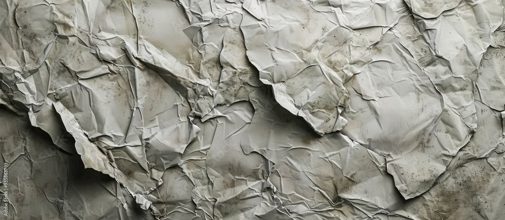 Poster recycled paper texture on a grey background. copy space image. place for adding text and design