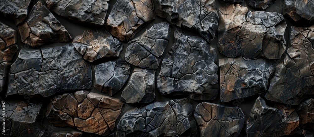 Poster stone abstract black backdrop. copy space image. place for adding text and design