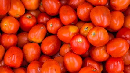 Tomatoes in the store. for background
