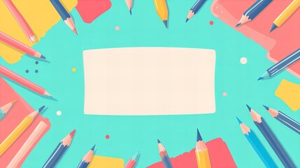 Modern Educational Illustrations: Vector Backgrounds for Presentations