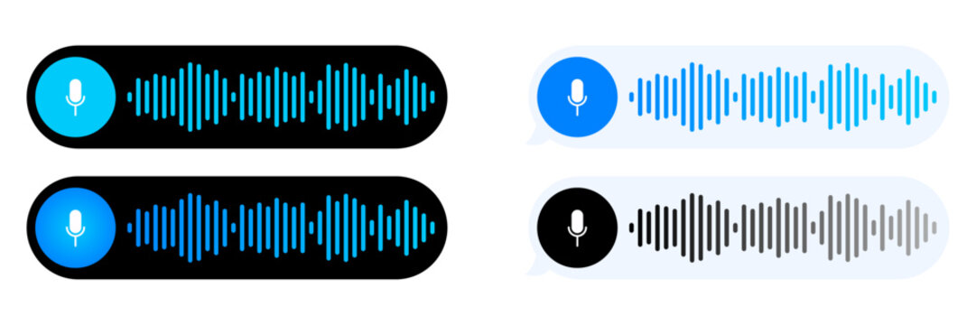 Voice message, audio chat interface