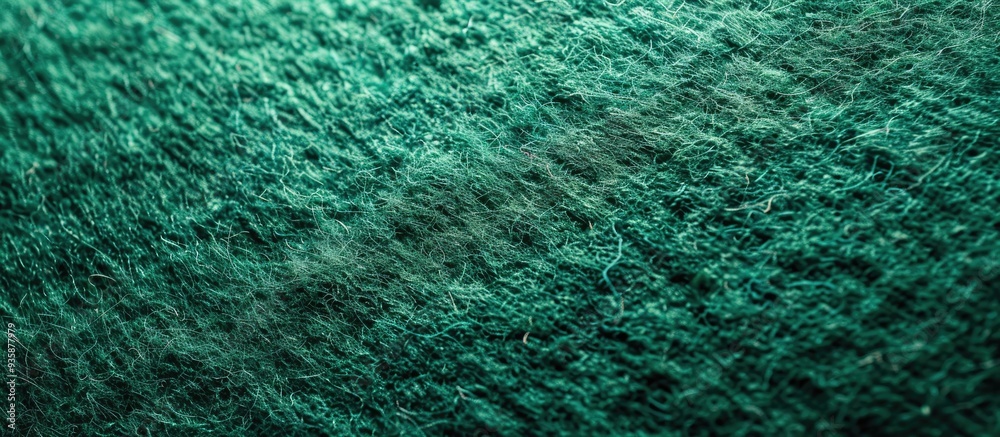 Poster abstract background featuring a green felt texture square format. copy space image. place for adding
