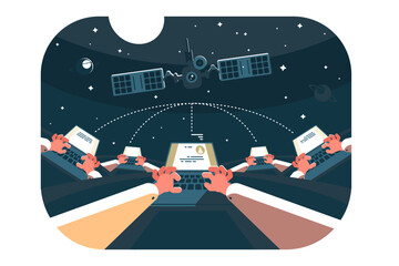 Satellite Communication in Space