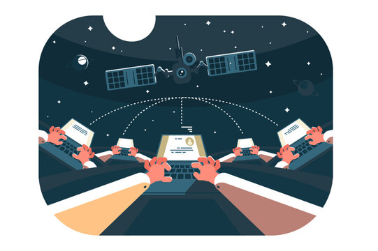 Satellite Communication in Space