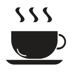 cup icon vector on white background