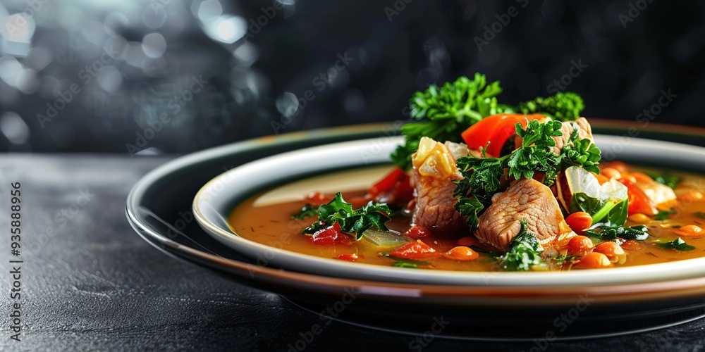 Canvas Prints stew with vegetables