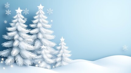 Obraz premium abstract minimalistic christmas background