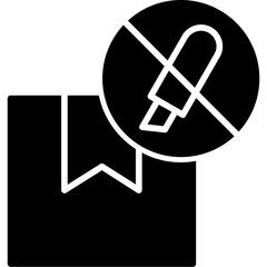 Do Not Open With Knife Icon