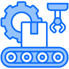 Fototapeta premium Production Icon