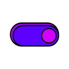 Toggle button purple