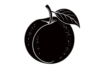 Creative fruit Silhouette Vector Art Illustration