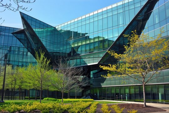 Modern University of Chicago Business School Campus with Stunning Architectural Design