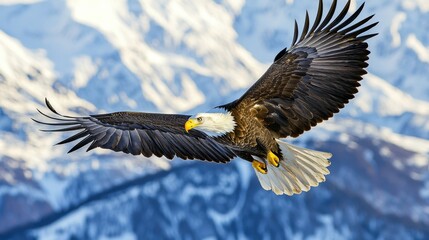 Bald Eagle Soaring.