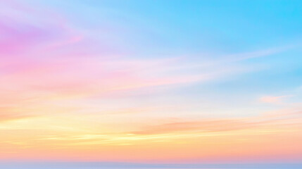 Fototapeta premium fantastic beautiful sky with cloud, gradient colors, sky background