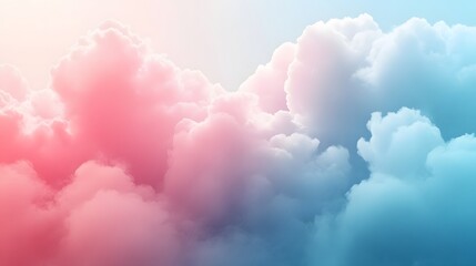 Fototapeta premium Pink and Blue Gradient, Shapes, Clouds, Bars, Waves, Abstract Image, Texture, Pattern Background, Wallpaper, Smartphone Cover and Screen, Cell Phone, Computer, Laptop, 9:16 and 16:9 Format