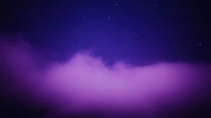 Obraz premium fantastic purple starry sky with clouds