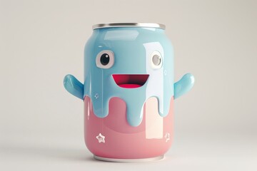 Happy Can Character.