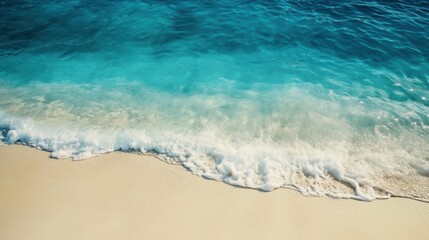 Ocean Waves Crashing on a Sandy Beach