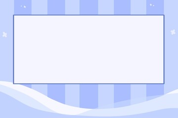 blue christmas frame