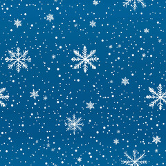 ジオメトリック・スノーフォールパターン