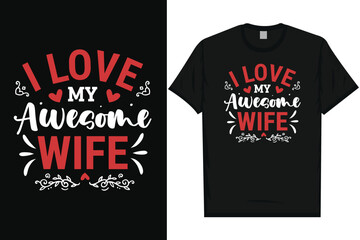 Fototapeta premium Happy valentines day 14th February typography tshirt design