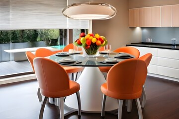 dining room with dining table