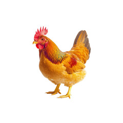 Fototapeta premium Chicken Hen Detailed Livestock