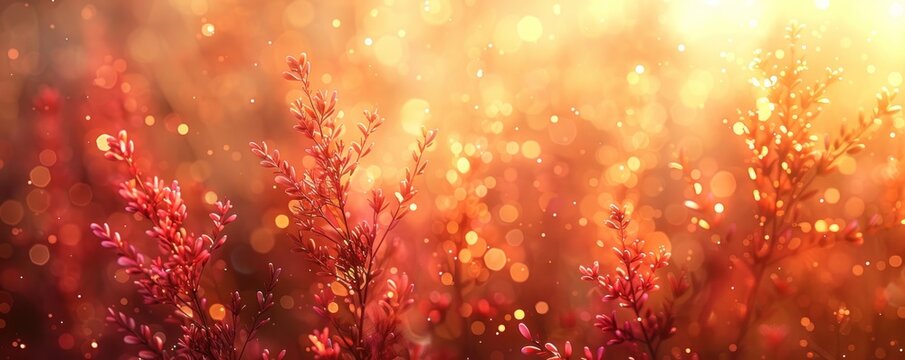 Warm abstract bokeh background with soft oranges and reds, evoking a sense of warmth and comfort