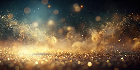Obraz premium Abstract background with blurry dust particles, perfect for adding a touch of elegance to any design project, dust particles