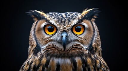 Obraz premium Close-up Portrait of an Owl